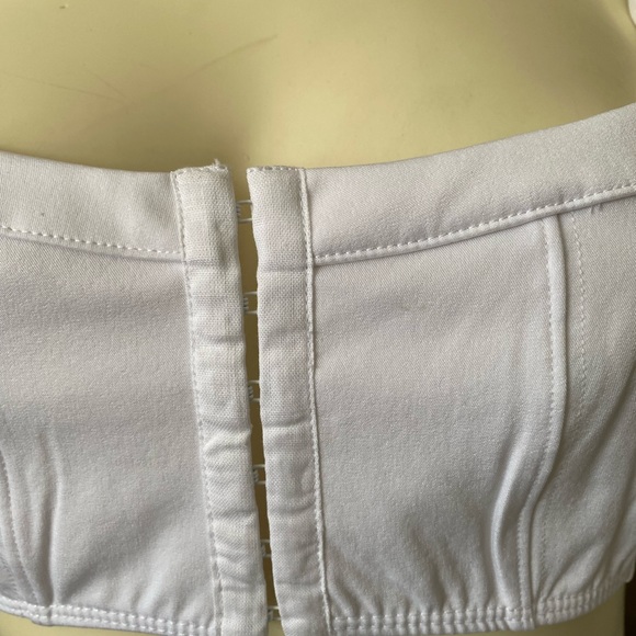 Free People Intimately Crop Bra Top, white size M - Picture 9 of 12